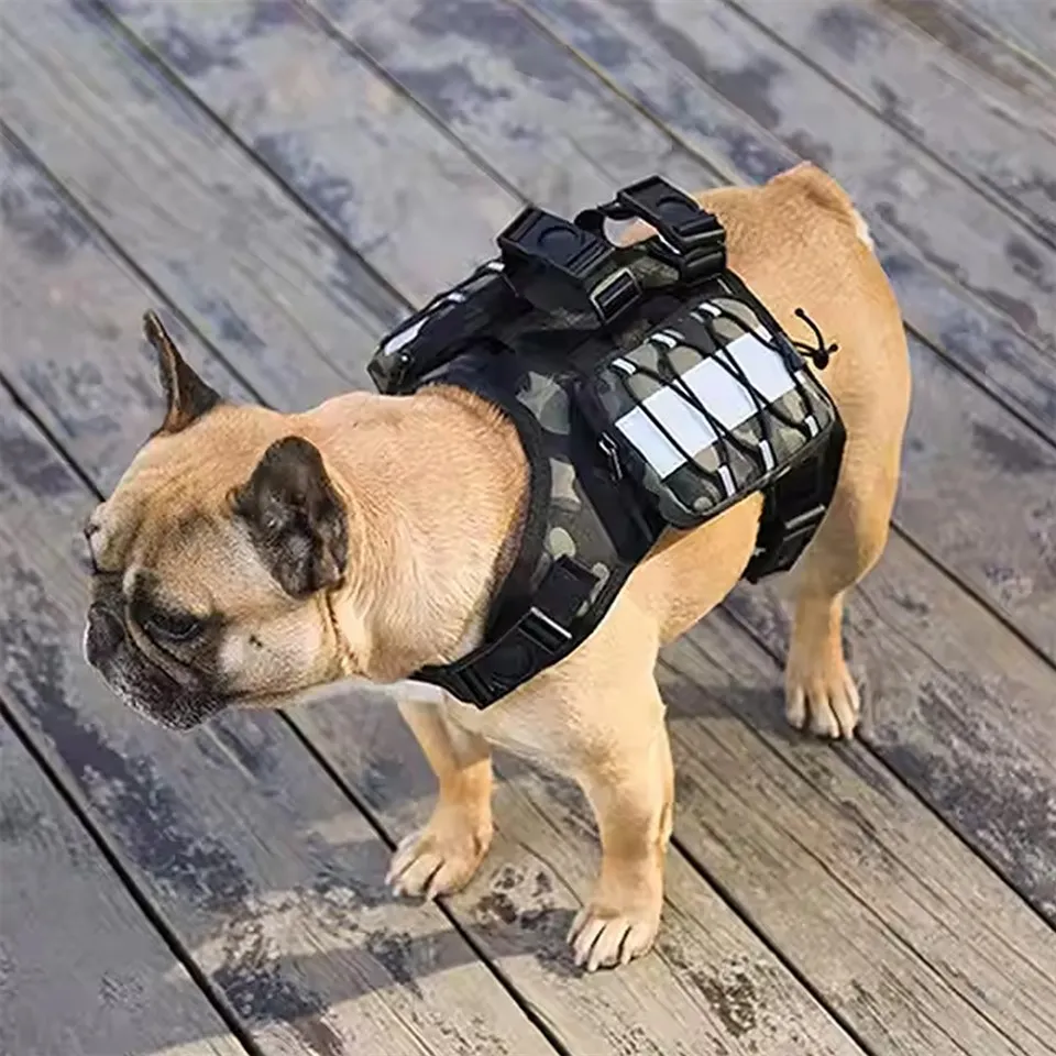 Harness Anjing Dengan Kantong Pelana